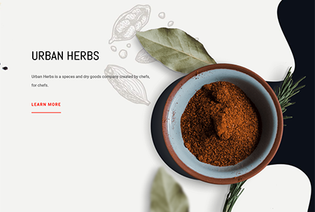 Website for a Spice Shop